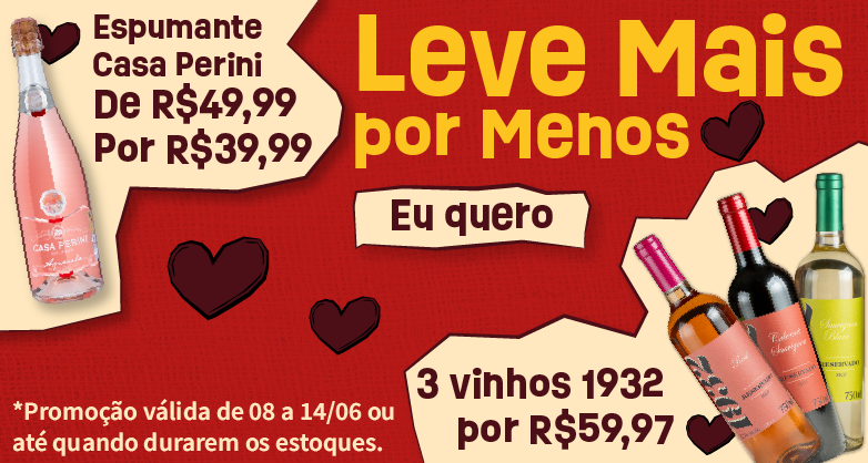 Promo Vinhos + Espumante Casa Perini